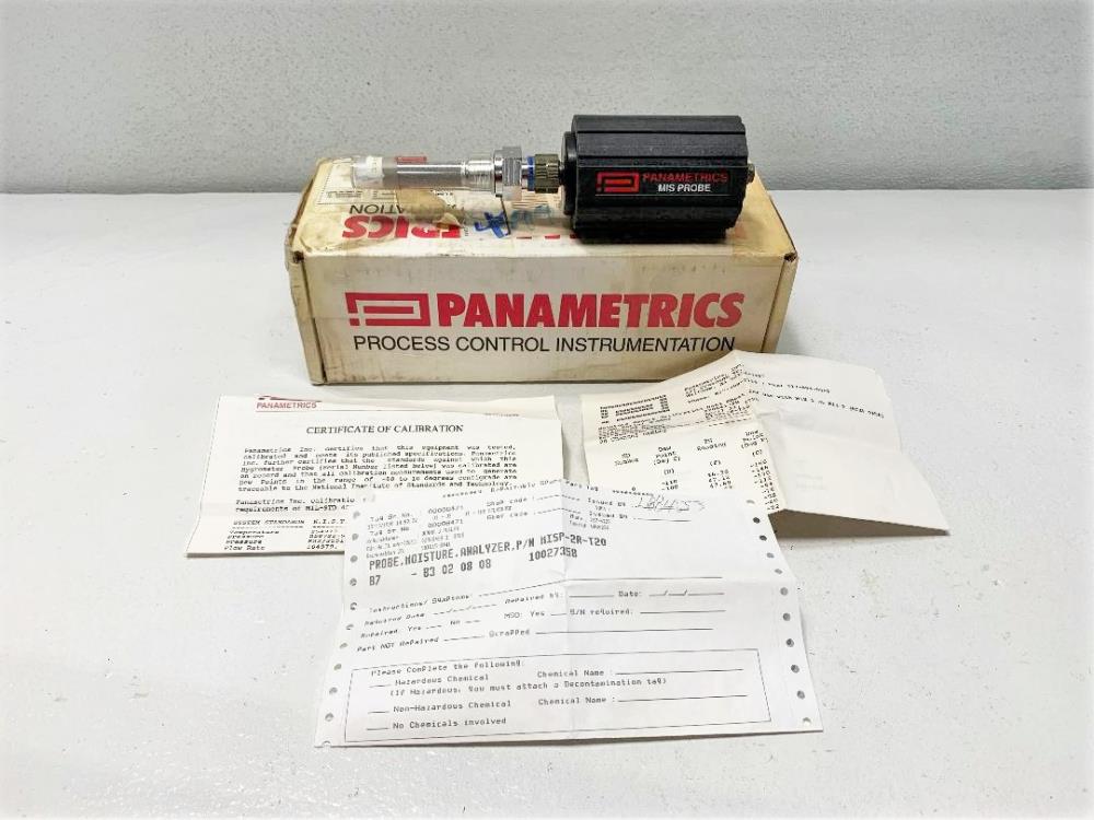 GE Panametrics MIS Aluminum Oxide Moisture Probe Analyzer MISP2RT20